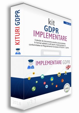 Kit GDPR toolkit box implementare