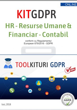 Kit GDPR toolkituriHR Resurse Umane Financiar Contabil