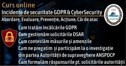 Kit GDPR curs brese si incidente securitate gdpr cybersecurity slide 3