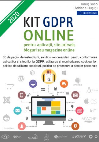 Kit GDPR Magazin ONLINE recomandat pentru Aplicatii, Site-uri web, Bloguri si Magazine online